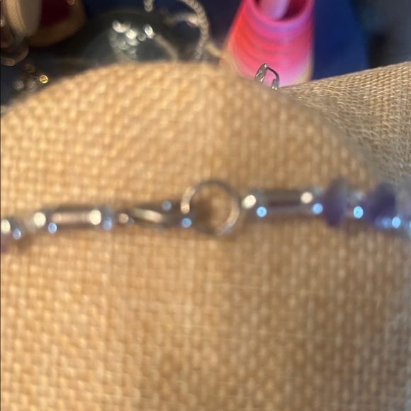 Amethyst Purple Gemstone Necklace - Picture 6 of 6